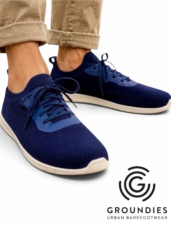 Groundies Other - Groundies Breath Vegan Barefoot Shoes Navy Men 12